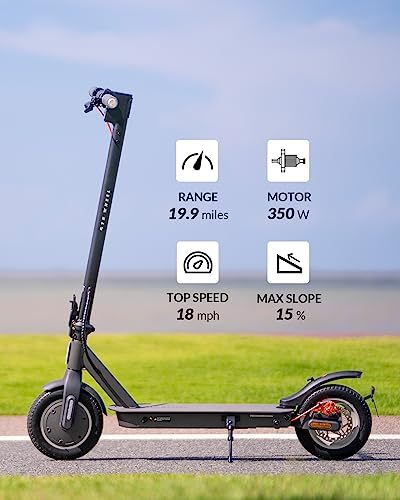 5TH WHEEL Foldable Electric Scooter with Turn Signals for Adults