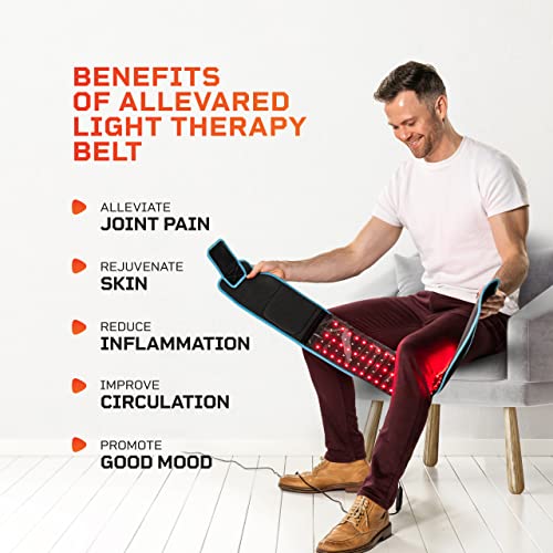 Lifepro Red Light Therapy Belt - Near Infrared Light Therapy & Red Light Therapy for Body