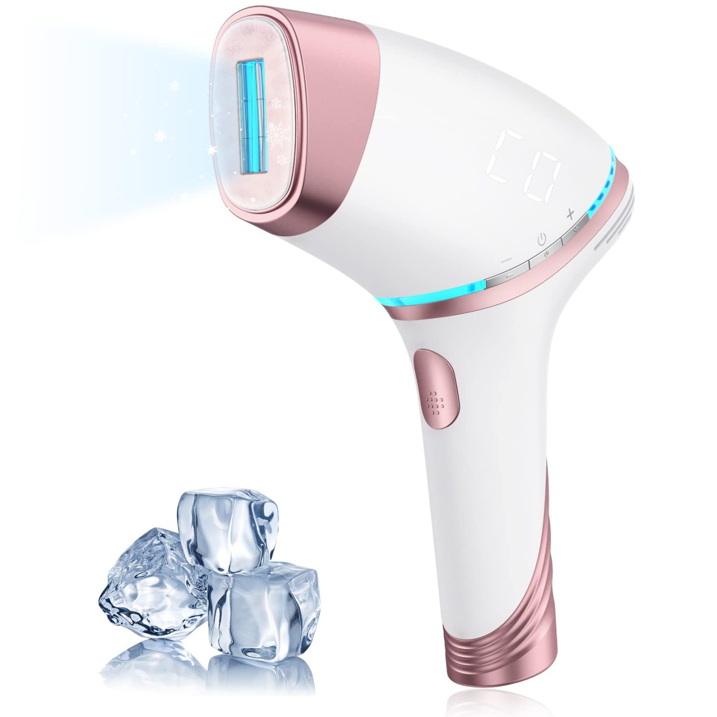 IPL Laser Hair Removal Device for Women and Men with Ice Compress System