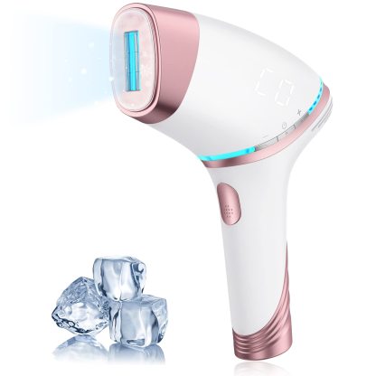 IPL Laser Hair Removal Device for Women and Men with Ice Compress System