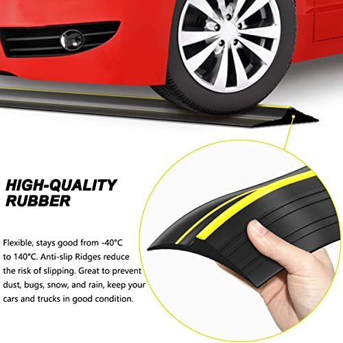 Jin&Bao Universal Garage Door Threshold Seal Strip 20FT Kit, Bottom Waterproof Rubber