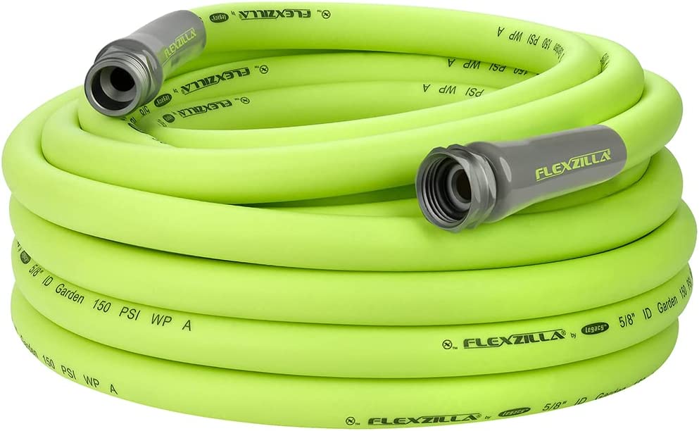 Flexzilla Garden Hose 5/8 in. x 50 ft, Heavy Duty, Lightweight, Drinking Water Safe