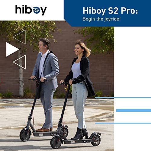 Hiboy S2 Pro Folding Electric Scooter, 500W Motor, 10" Solid Tires