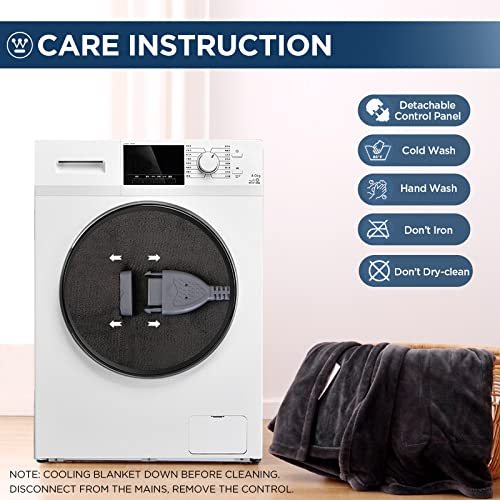 Westinghouse Electric Heated Blanket King Size, Super Cozy Soft Flannel 100" x 90"