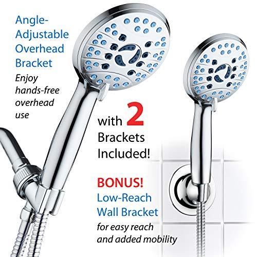 AquaCare High Pressure 8-mode Handheld Shower Head - Anti-clog Nozzles