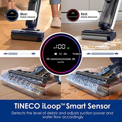 Tineco Floor ONE S5 Smart Cordless Wet Dry Vacuum Cleaner and Mop for Hard Floors