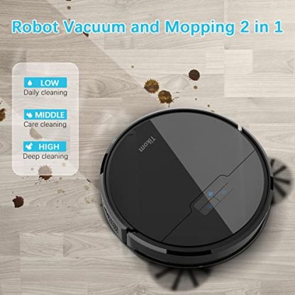 Tikom Robot Vacuum and Mop, G8000 Robot Vacuum Cleaner, 2700Pa Strong Suction
