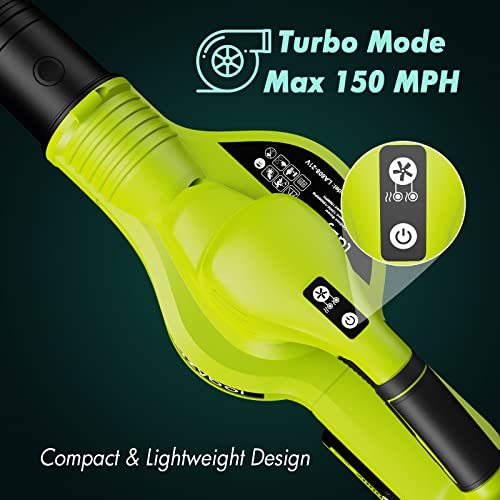 Cordless Leaf Blower - Electric Leaf Blower Cordless with 2 Batteries and Charger
