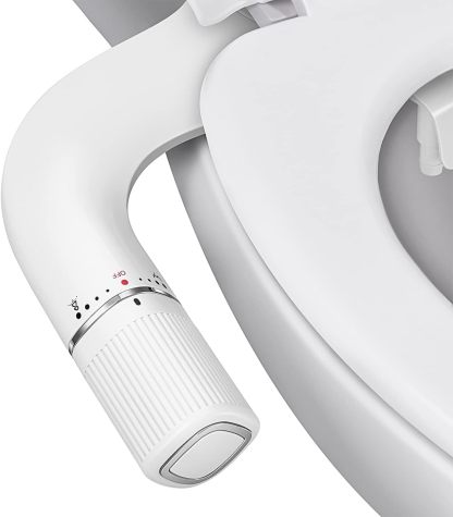 BIGCOW Bidet Attachment for Toilet, Ultra-Slim Dual Nozzle Hygienic Toilet Bidet