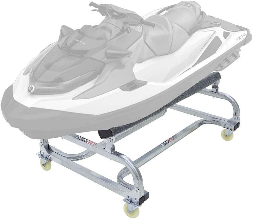 Black Widow Personal Watercraft Dolly Adjustable Width Jet Ski Trailer