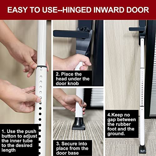 AceMining Upgraded Door Security Bar & Sliding Patio Door Security Bar