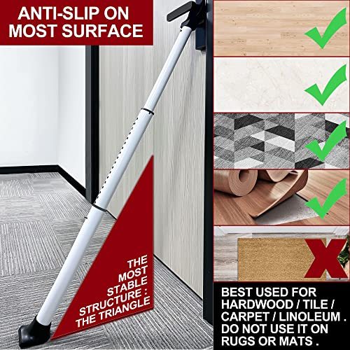 AceMining Upgraded Door Security Bar & Sliding Patio Door Security Bar