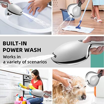 Cobbe High Pressure 9 Functions Shower Head with handheld - Luxury Modern Chrome Look