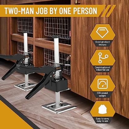Mtnte Labor Saving Arm 12 Inch Lever Arm Lifter Drywall Lift for Wall Tile Locator
