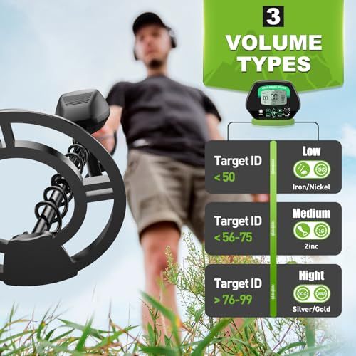 PalliPartners Metal Detector for Adults,Professional Gold Detector with LCD Display