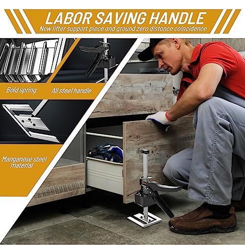 Mtnte Labor Saving Arm 12 Inch Lever Arm Lifter Drywall Lift for Wall Tile Locator
