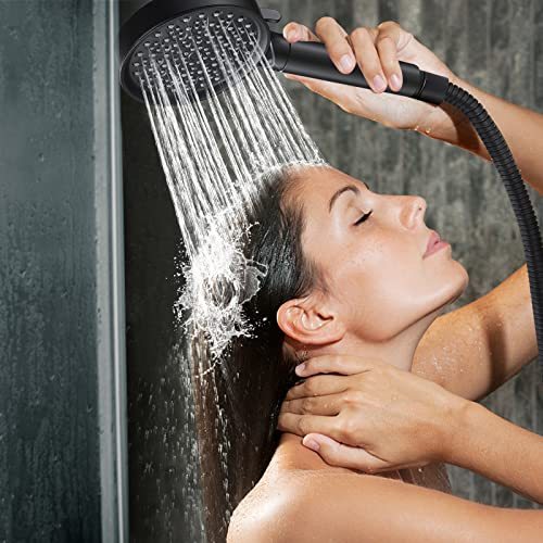 Cobbe Filtered Shower Head with Handheld, High Pressure 6 Spray Mode Showerhead