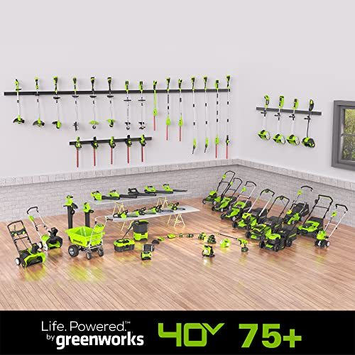 Greenworks 40V (130 MPH / 550 CFM / 75+ Compatible Tools) Cordless Brushless Axial Leaf Blower