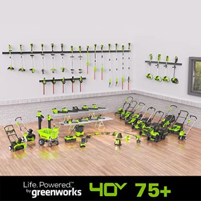 Greenworks 40V (130 MPH / 550 CFM / 75+ Compatible Tools) Cordless Brushless Axial Leaf Blower