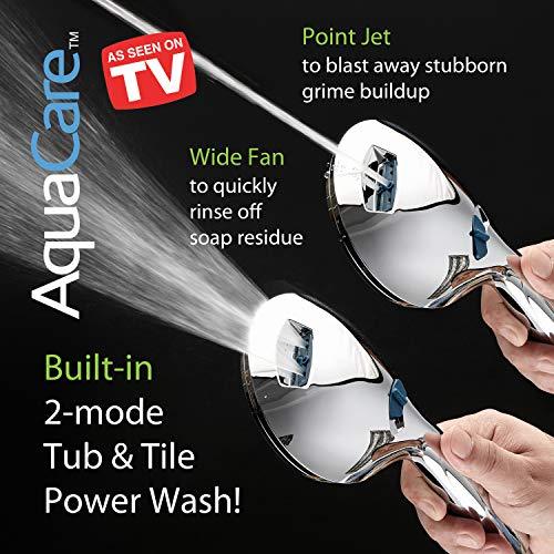 AquaCare High Pressure 8-mode Handheld Shower Head - Anti-clog Nozzles