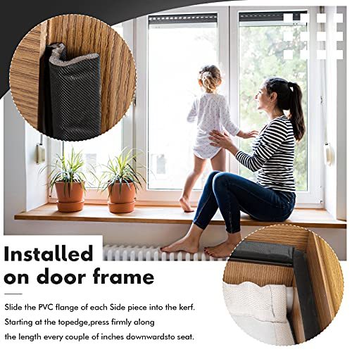 Door Weather Stripping Soundproof Door Seal Strip V-Shaped "Q" Foam Kerf Weather Stripping