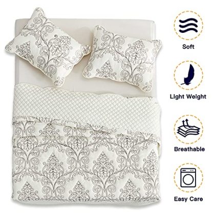 CHIXIN Oversized Bedspread Coverlet Set King Size - Lightweight Bedding Cover