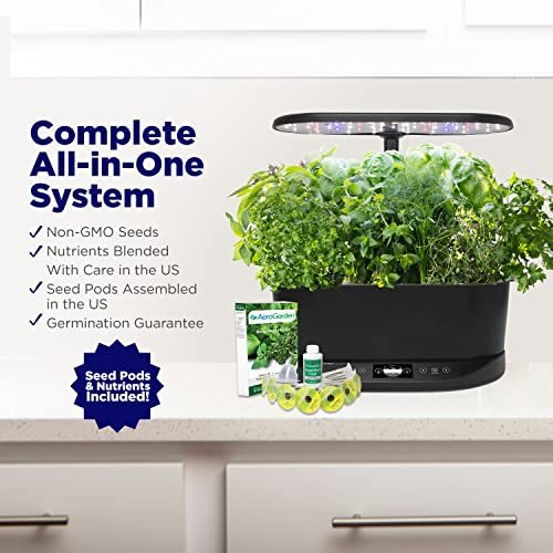 AeroGarden Bounty Basic - Indoor Garden with LED Grow Light