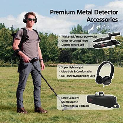 DR.ÖTEK Metal Detector for Adults Professional, Gold Metal Detector, Pinpoint & Exclusive Memory Mode