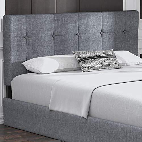Allewie Upholstered Queen Size Platform Bed Frame with 4 Storage Drawers and Headboard