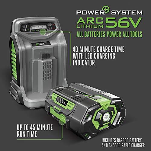 EGO Power+ LM2101 21-Inch 56-Volt Lithium-ion Cordless Lawn Mower 5.0Ah Battery