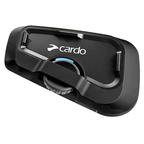 Cardo Systems FREECOM 2X Motorcycle 2-Way Bluetooth Communication System Headset - Black