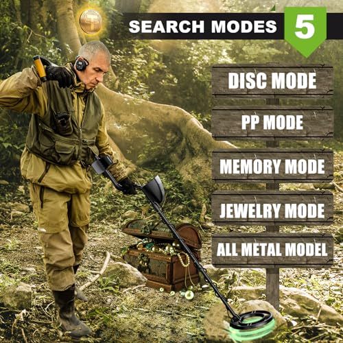 PalliPartners Metal Detector for Adults,Professional Gold Detector with LCD Display