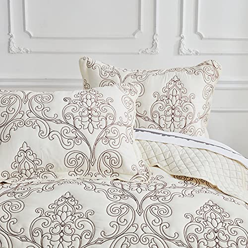 CHIXIN Oversized Bedspread Coverlet Set King Size - Lightweight Bedding Cover