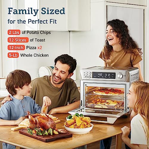COSORI Toaster Oven Air Fryer Combo, 12-in-1, 26QT Convection Oven Countertop