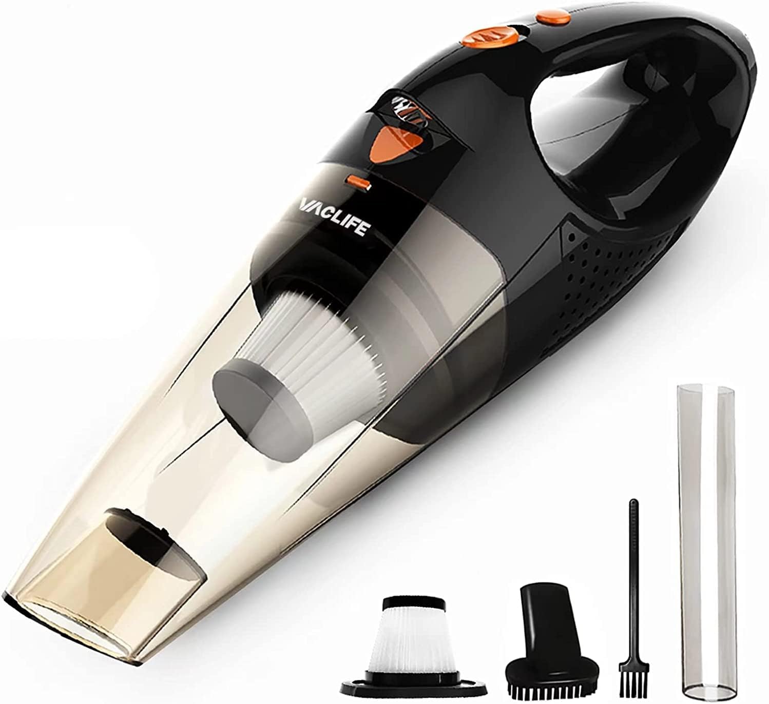 VacLife Handheld Vacuum, Car Hand Vacuum Cleaner Cordless, Mini Portable Rechargeable