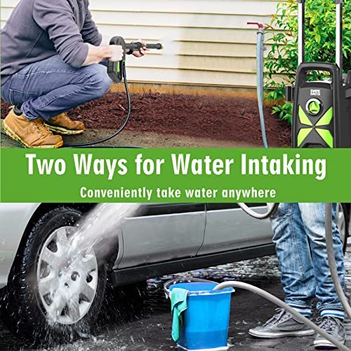 SWIPESMITH 3000 Max PSI 2.4 GPM Power Washer with Telescopic Handle