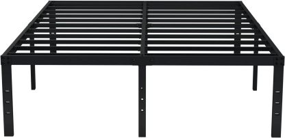 EMODA Queen Bed Frame No Box Spring Needed 18 Inch Heavy Duty Metal Tall Platform Bed Frame