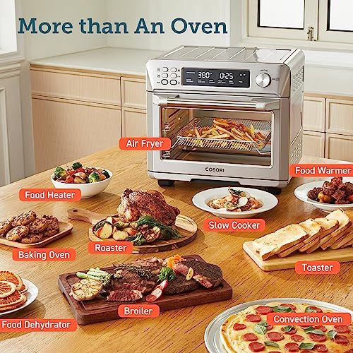 COSORI Toaster Oven Air Fryer Combo, 12-in-1, 26QT Convection Oven Countertop