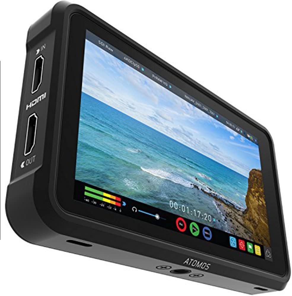 Atomos Ninja V 4Kp60 10bit HDR Daylight Viewable 1000nit Portable Monitor/Recorder