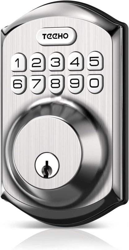 TEEHO TE001 Keyless Entry Door Lock with Keypad - Smart Deadbolt Lock for Front Door