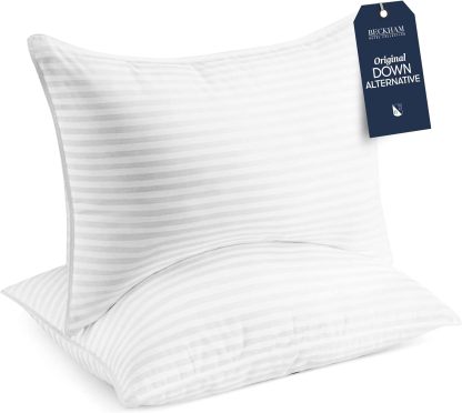 Beckham Hotel Collection Bed Pillows Standard / Queen Size Set for Back