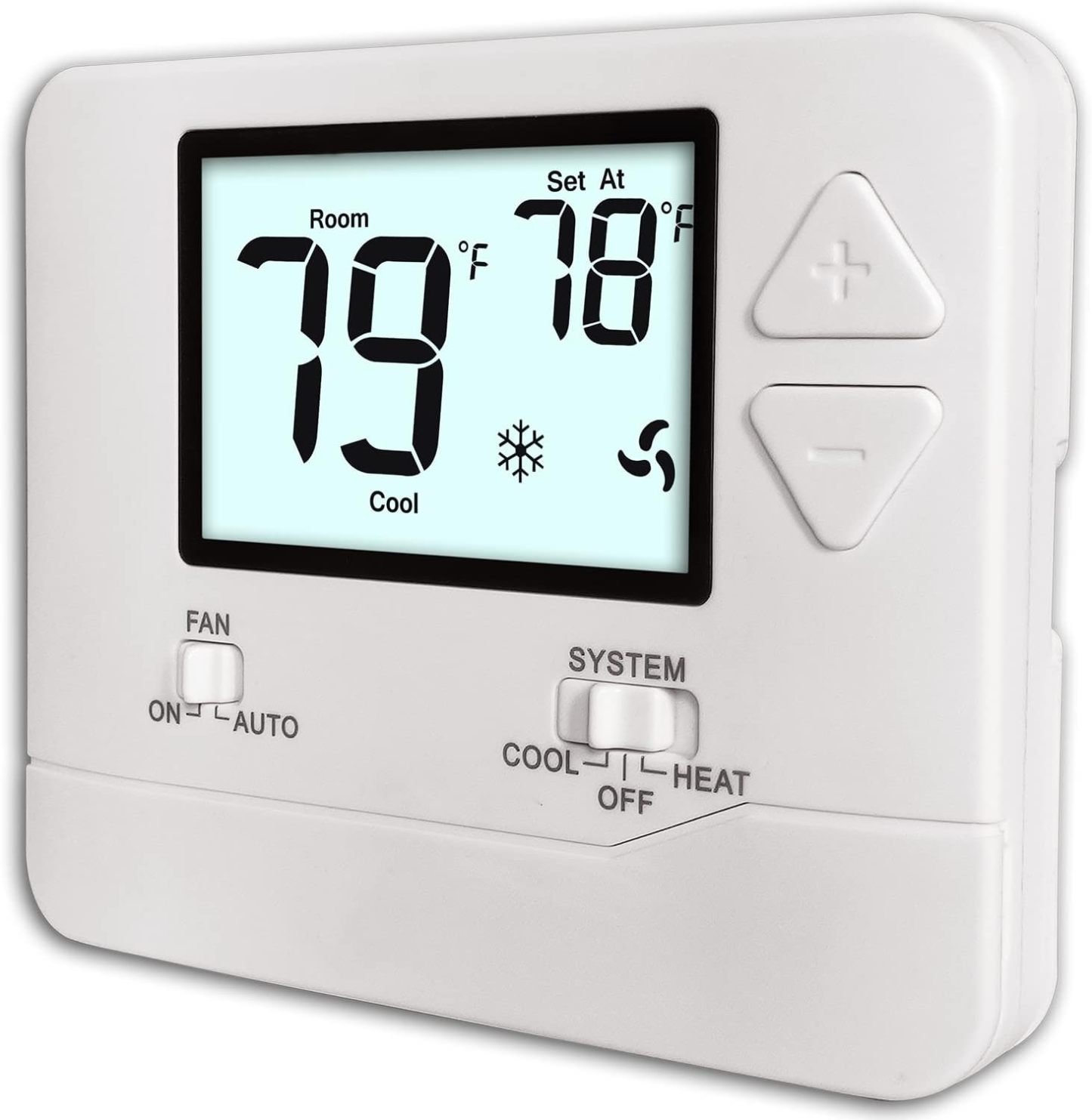 Heagstat Non Programmable Thermostats for Home 1 Heat/ 1 Cool, DIY Install