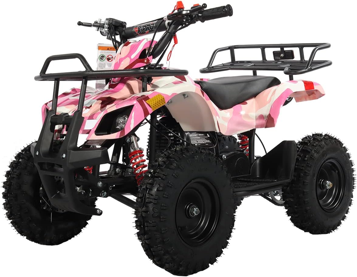 X-PRO ATV 4 Wheelers 40cc ATV Quads Quad (Pink Camo)