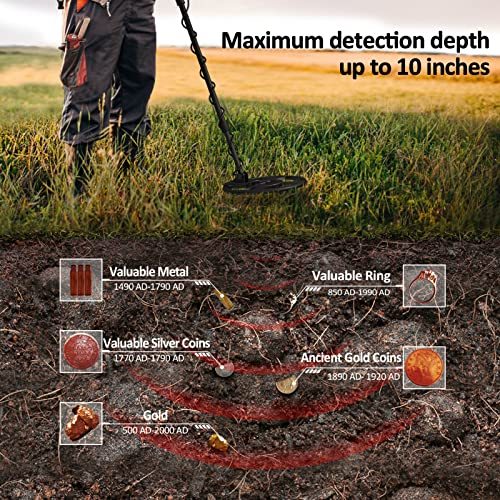 DR.ÖTEK Metal Detector for Adults Professional, Gold Metal Detector, Pinpoint & Exclusive Memory Mode