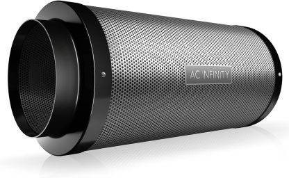 AC Infinity Air Carbon Filter 12" with Premium Australian Virgin Charcoal, for Inline Duct Fan