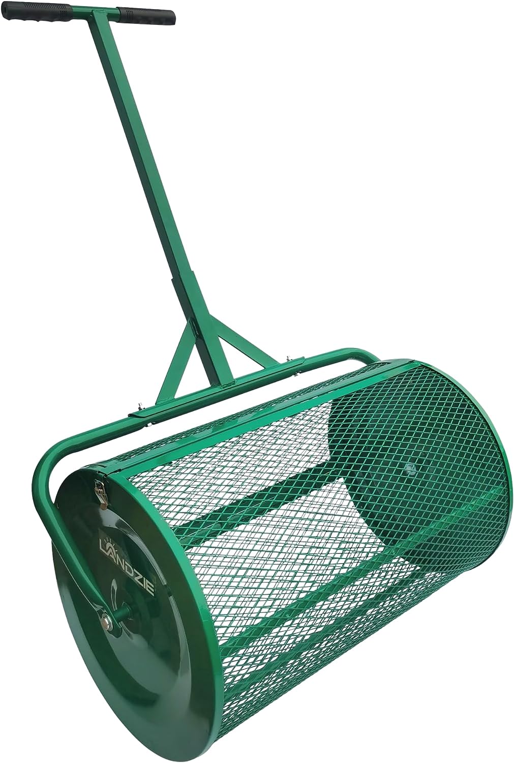 Landzie Lawn & Garden Spreader with Upgraded Side Clasps - 24" x 17" Inch Peat Moss Spreader and Compost Spreader