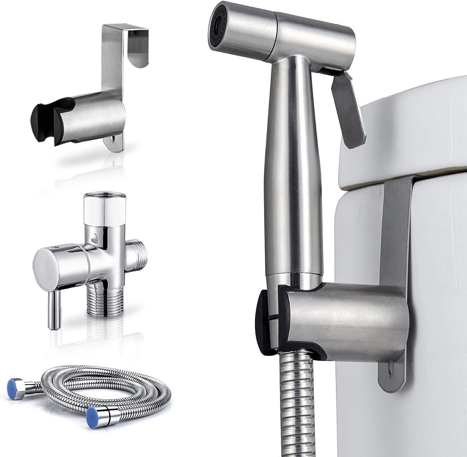 Arofa Handheld Toilet Bidet Sprayer for Toilet-Adjustable Water Pressure Control with Bidet Hose