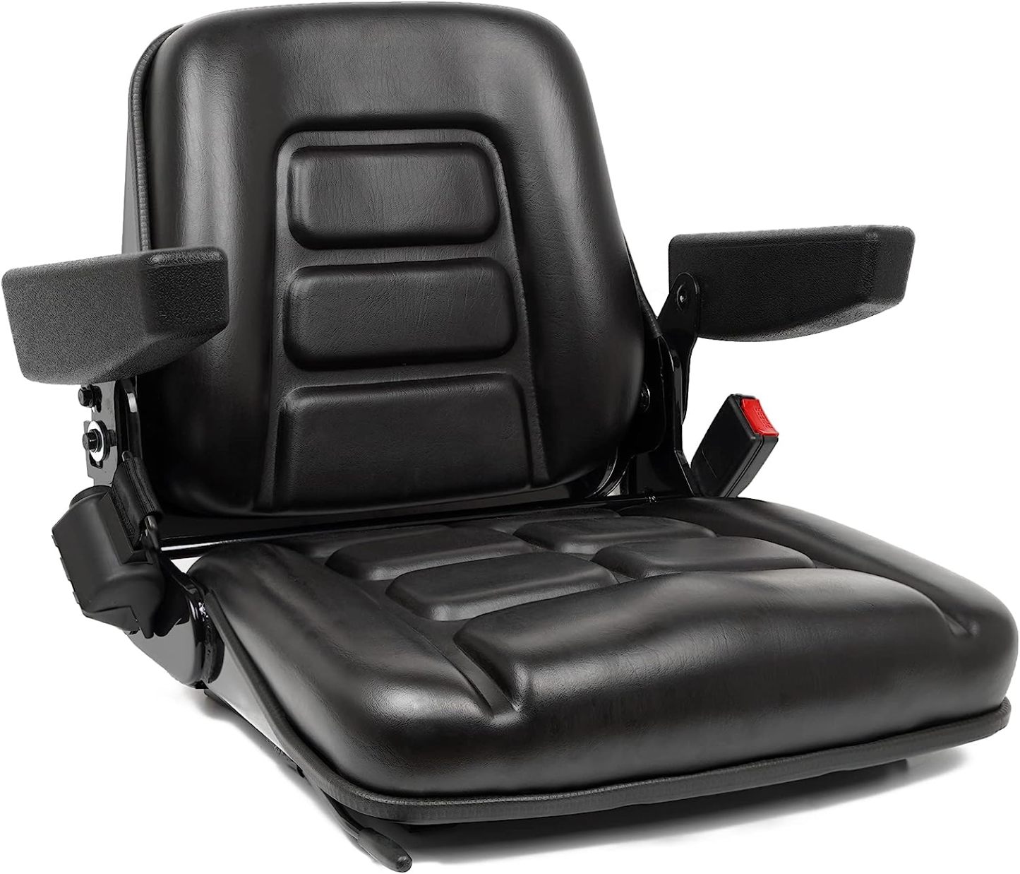 Universal Fold Down Forklift Seat, Micro Switch, Armrest And Safety Belt, for Tractor
