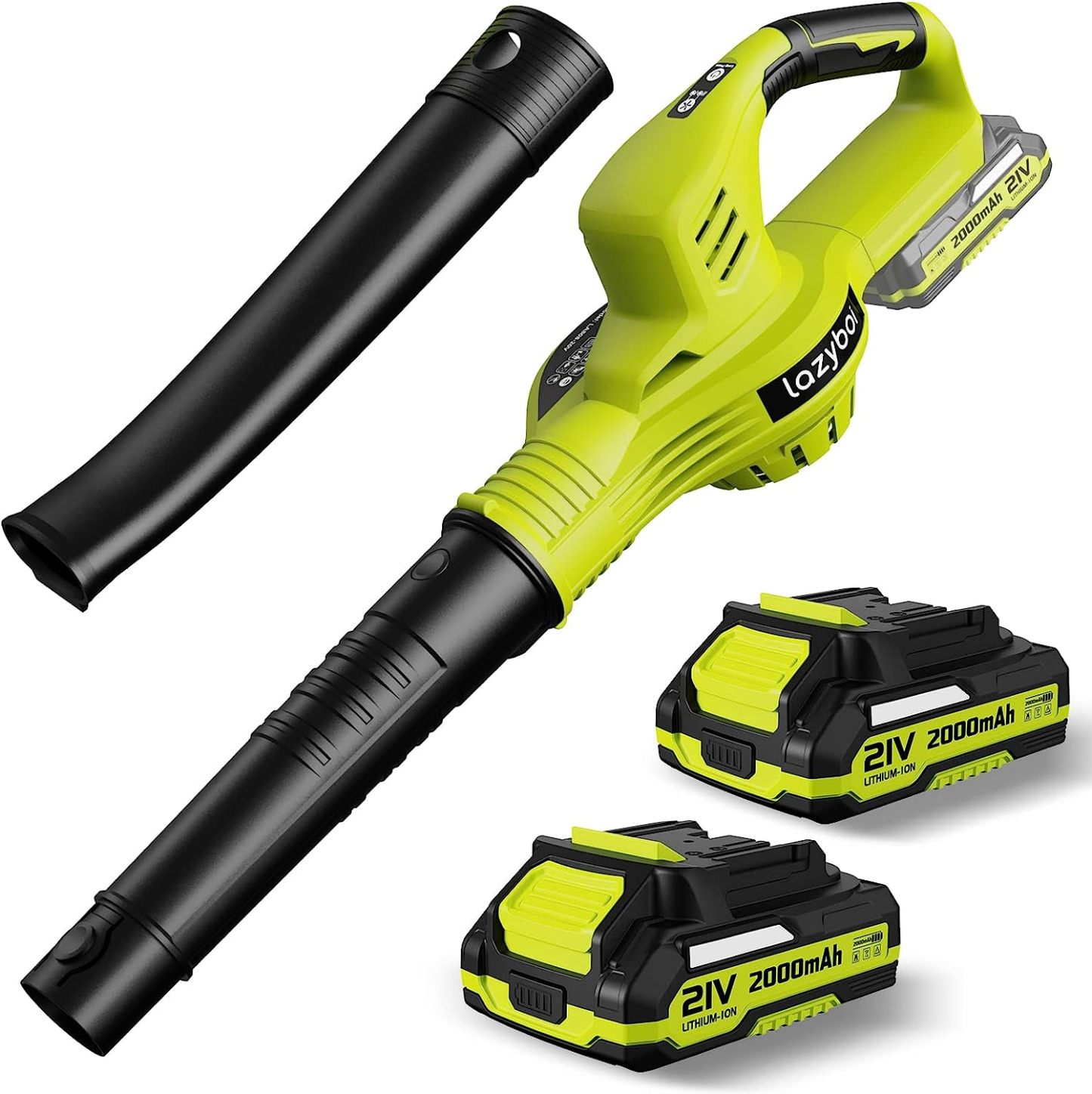 Cordless Leaf Blower - Electric Leaf Blower Cordless with 2 Batteries and Charger