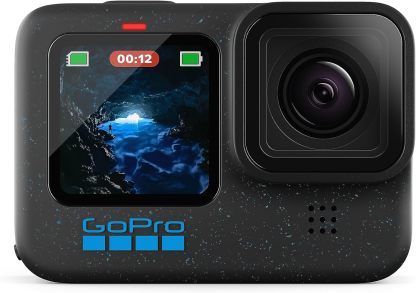 GoPro HERO12 Black - Waterproof Action Camera with 5.3K60 Ultra HD Video, 27MP Photos, HDR